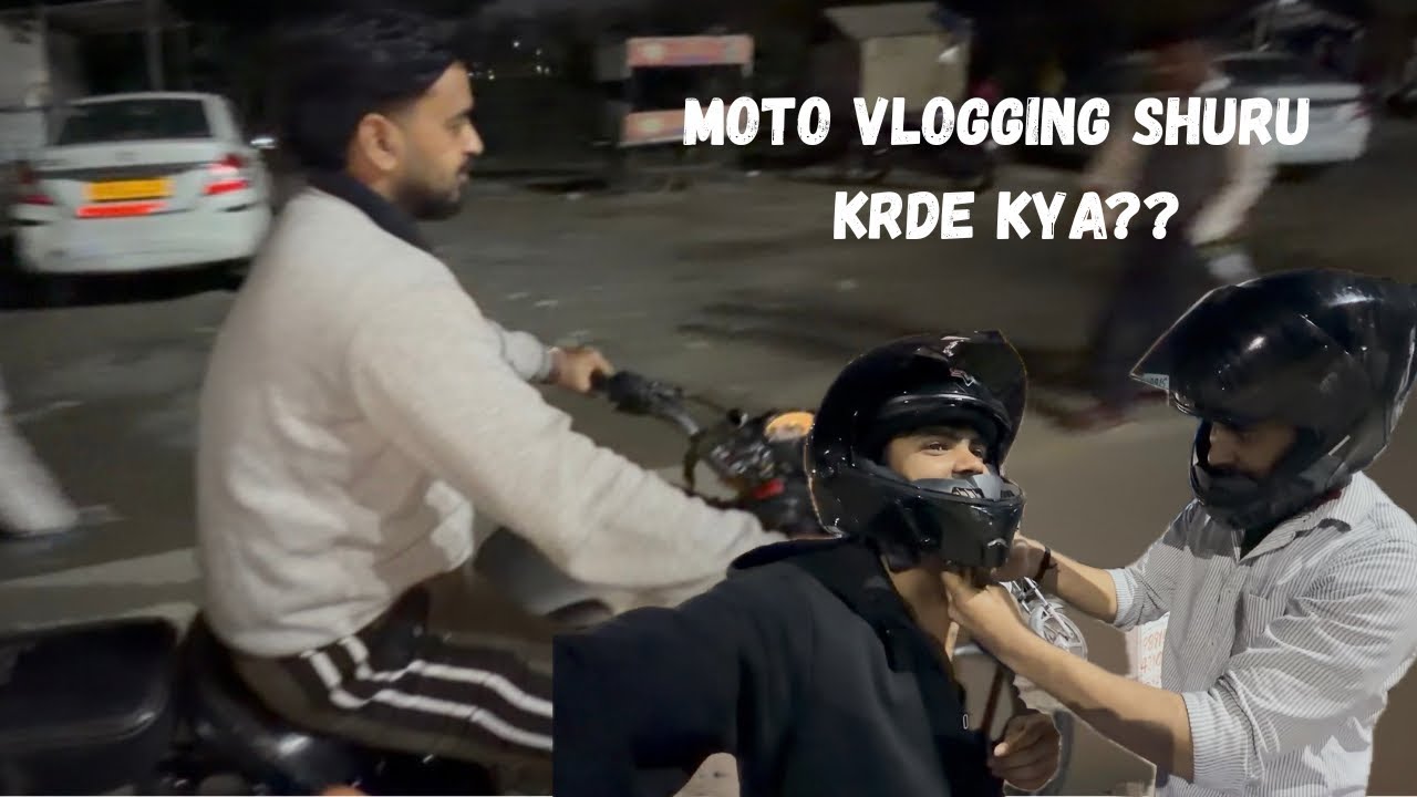 Moto vlogging bhi start kr di😂❤️