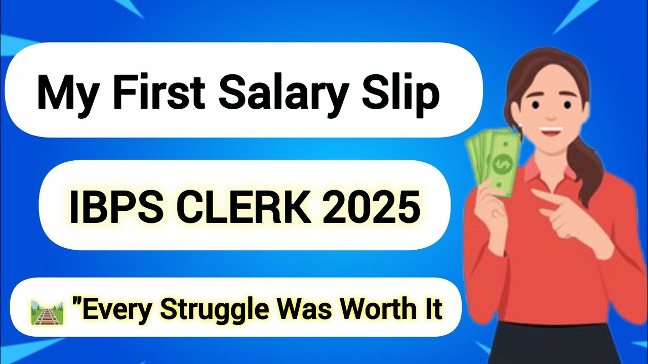 My First Salary Slip 😍😍😍😃😃l #aptitudecorner #ibpsclerk #ibps 