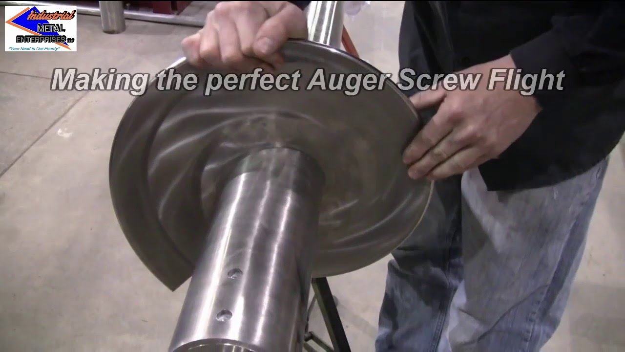 Forming Auger Flights