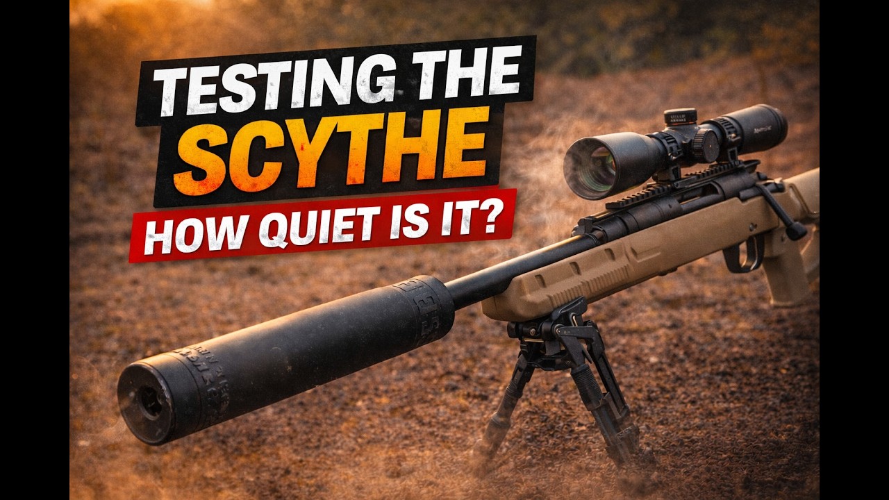 SilencerCo Scythe STM on a Savage 110 Tactical (6.5 Creedmoor) – How Quiet Is It REALLY?