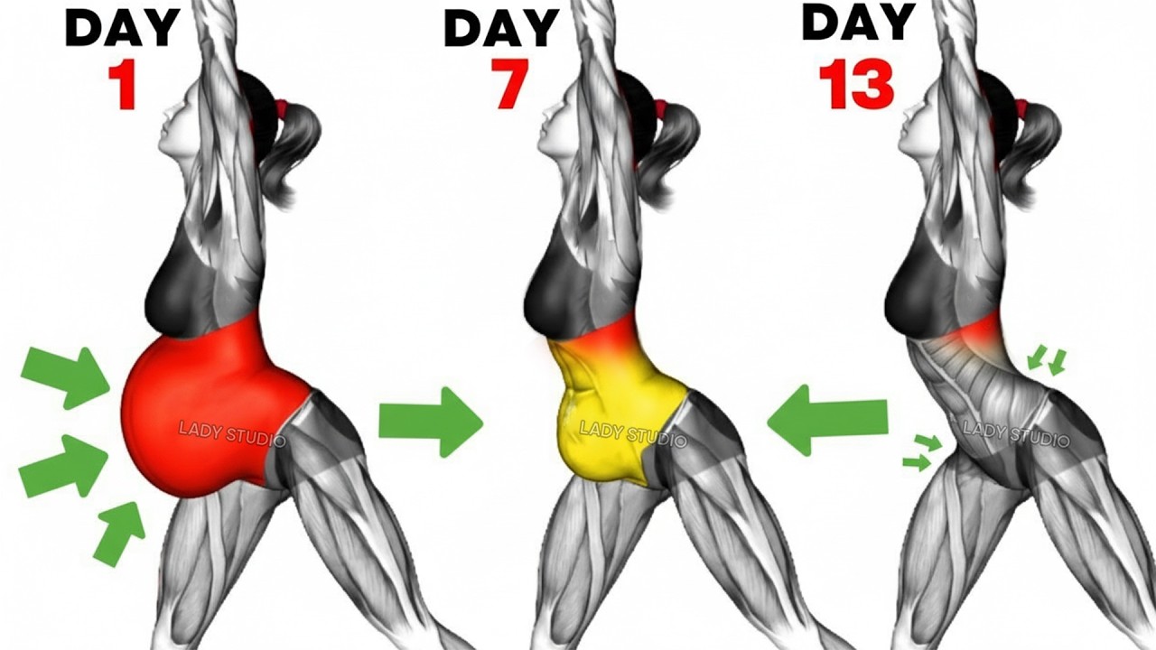30 Minute Exercise Routine to Lose Belly Fat - Home Workout for Women That Works Fast