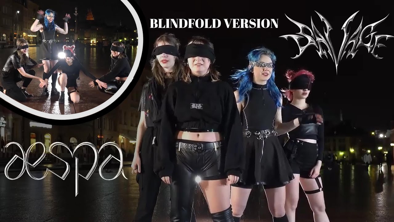 [BLINDFOLD KPOP IN PUBLIC] AESPA (에스파) SAVAGE DANCE COVER by DAVER UP