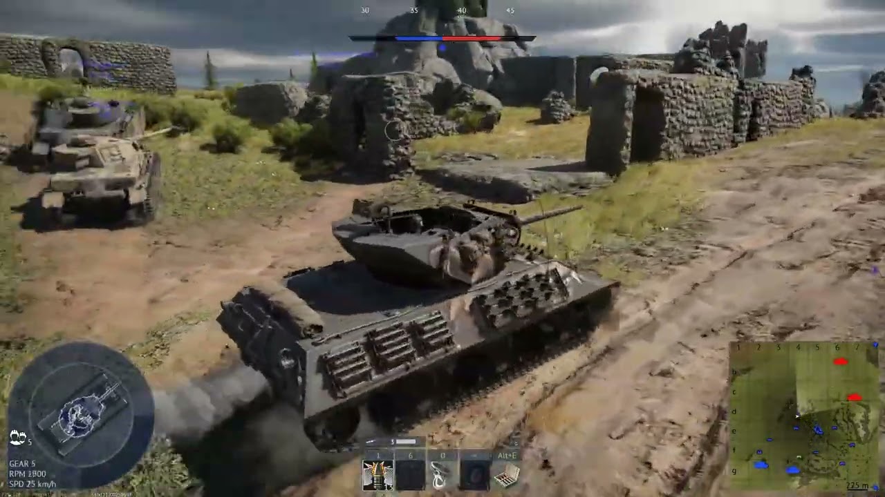 War Thunder    Grinding the M44 in the French tech tree