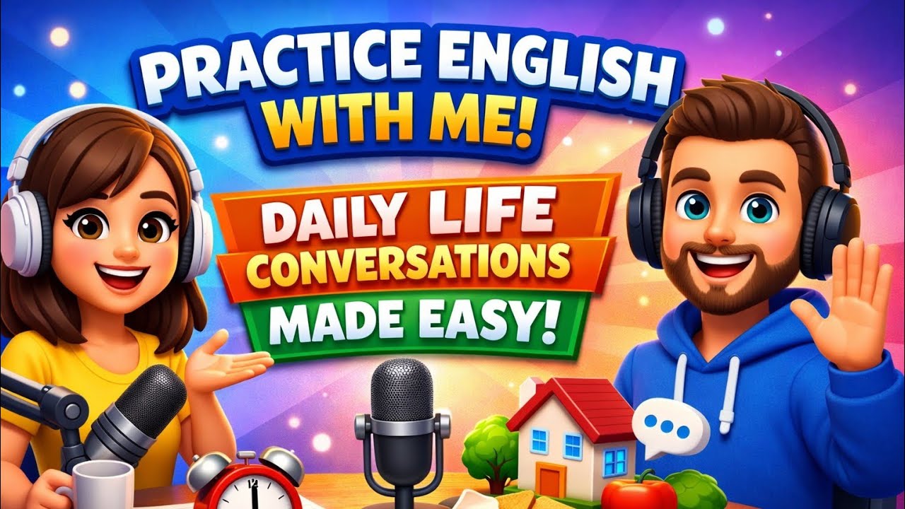Practice English With Me | Daily Life Conversations Made Easy | A1