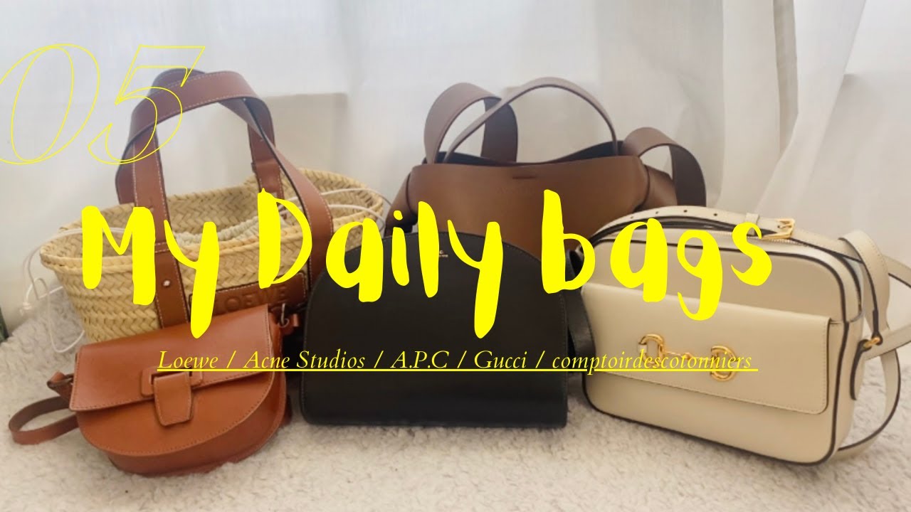 (Sub)DAILY BAGS COLLECTION_Acne studios, Gucci, Loewe, A.P.C, comptoirdescotonniers