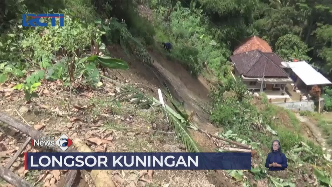 Akibat Hujan Lebih dari 4 Jam Timbulkan Longsor di Kuningan, Jabar #SeputariNewsSiang 23/01
