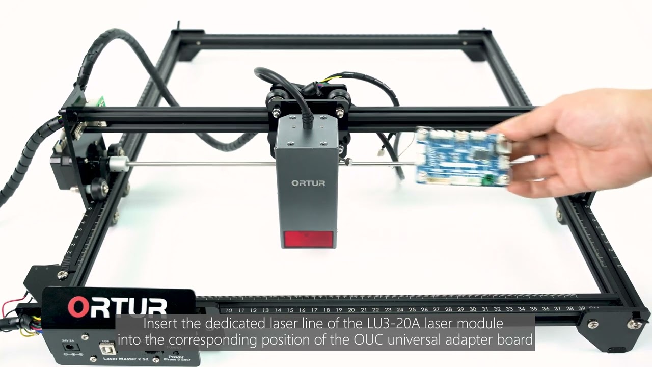 ORTUR Laser Master 2 S2 Install LU3-20A Laser Module