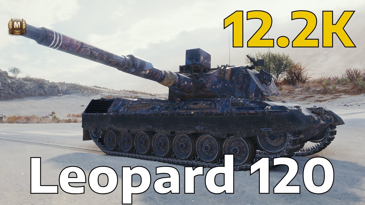 Leopard 120 &bull; 12.276 Damage - Crazy battle &bull; WoT Gameplay