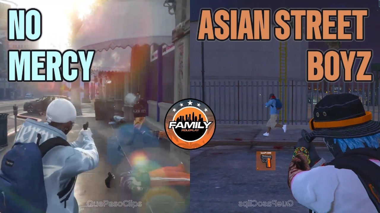 Asian Street Boyz vs No Mercy | Doble tiroteo | Family RP 2.0