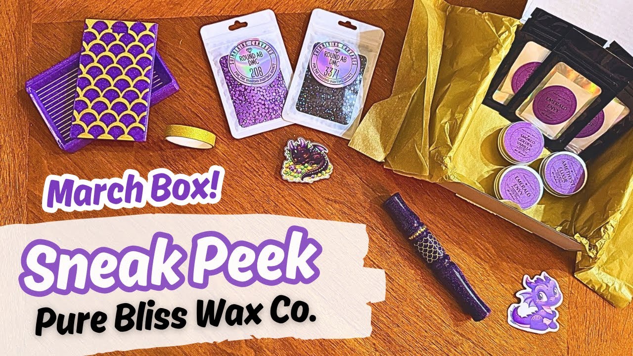 DRAGONS!! March Diamond Painting Box Preview - 