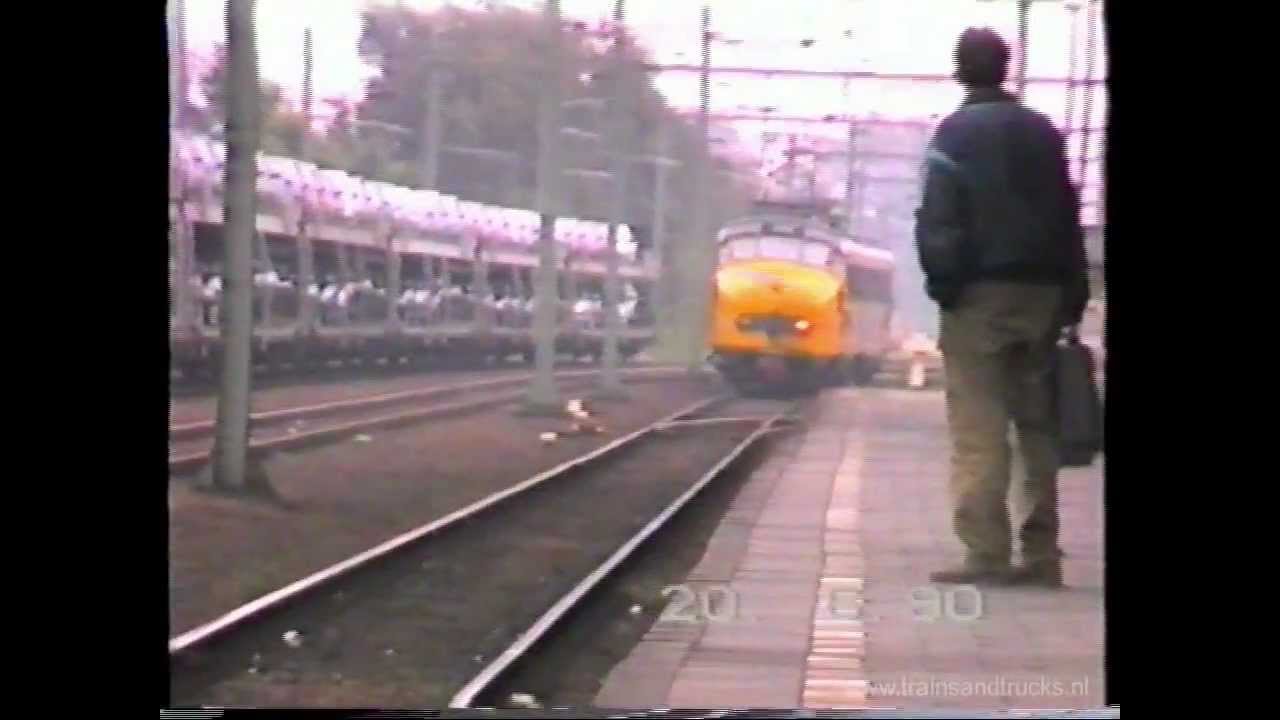 Trains in Tilburg 18-06-1990