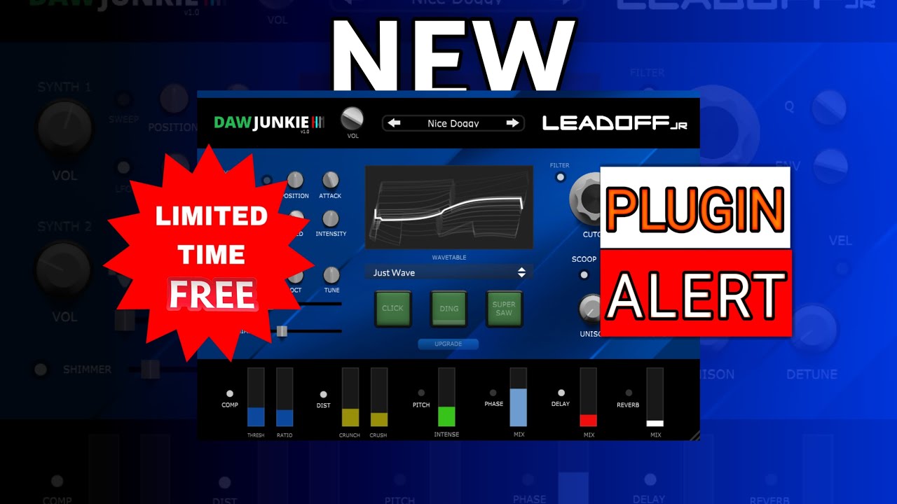 Best FREE Wavetable Synth for EDM & Pop (LeadOff Review)! LeadOff by Jr DAWJunkie