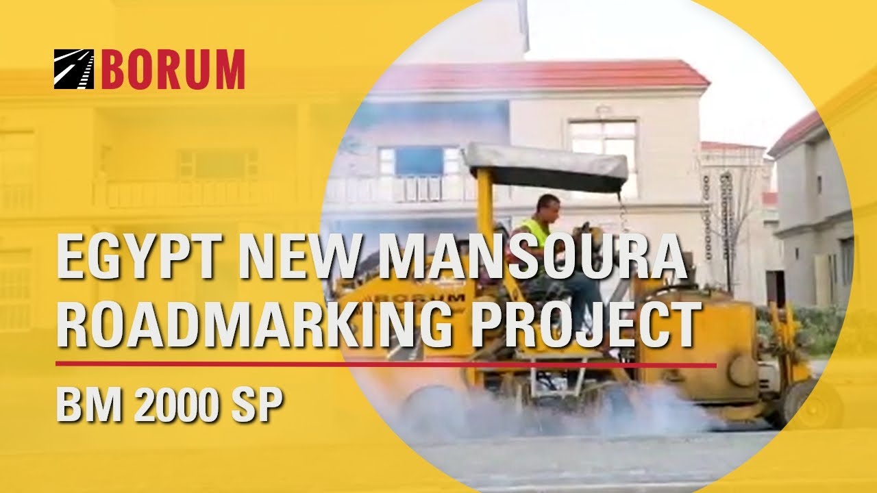 BM 2000 SP - Egypt's new city roadmarking project