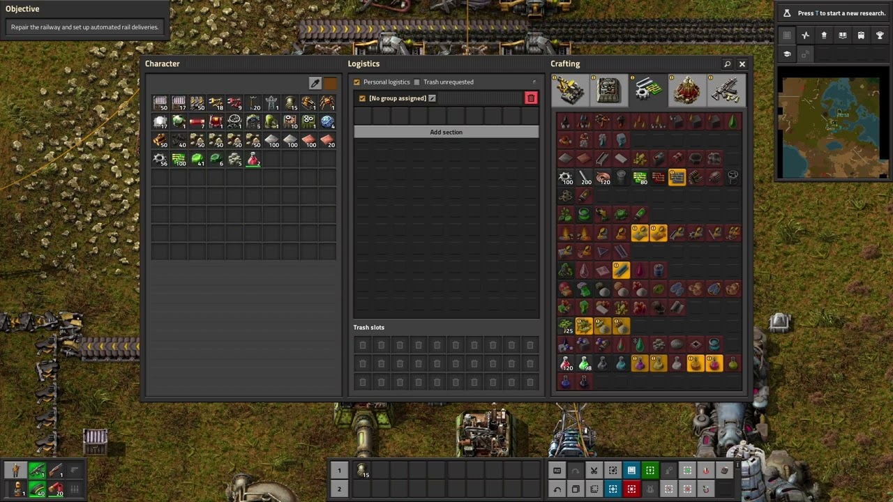 Factorio - Cheat item