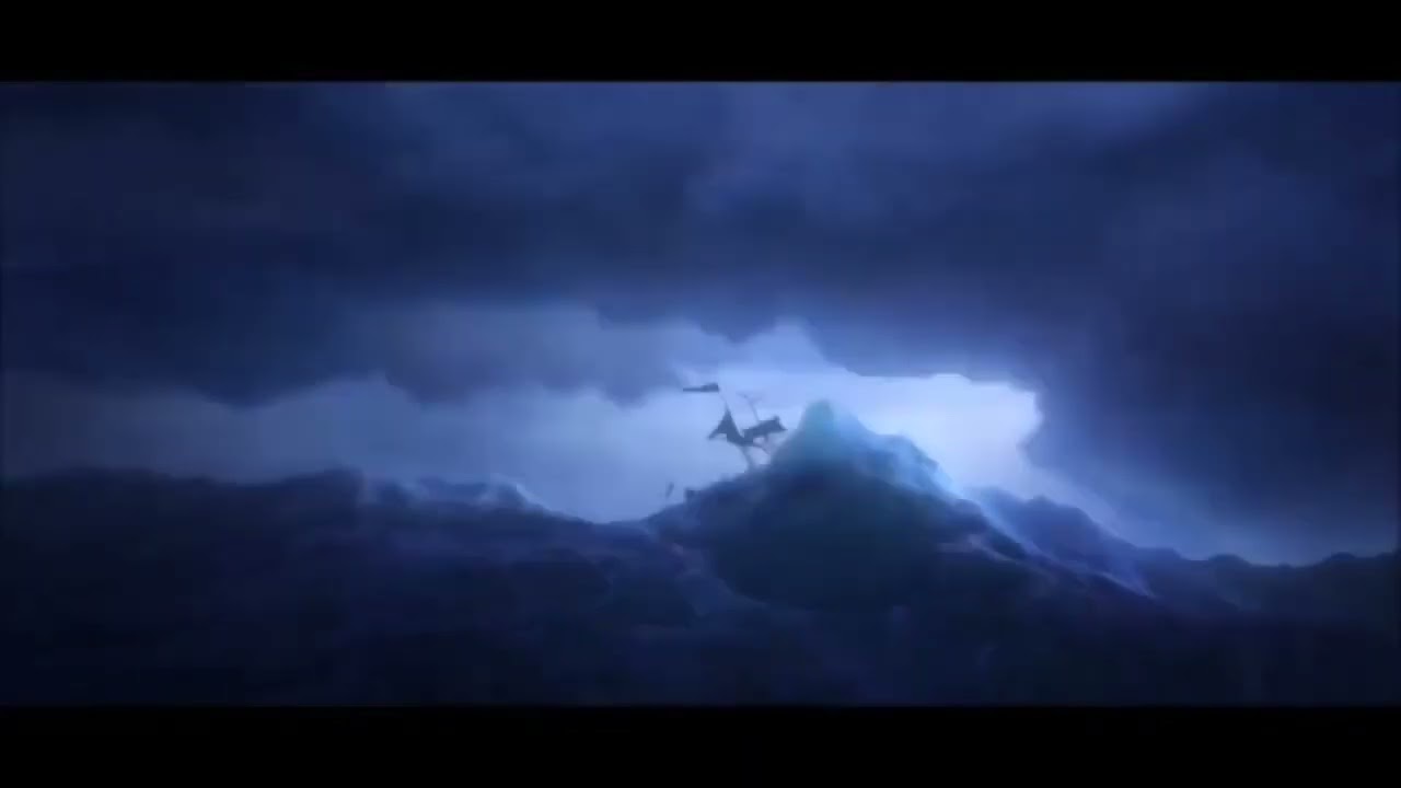 Anna and Elsa parents death with music