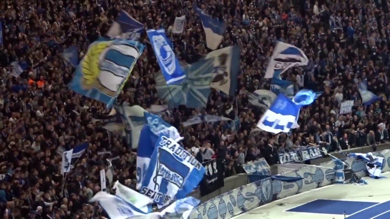 Hertha schlägt Bayern und die Ostkurve bebt !!!