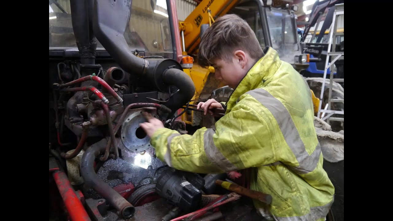 International Tractor water pump replacement