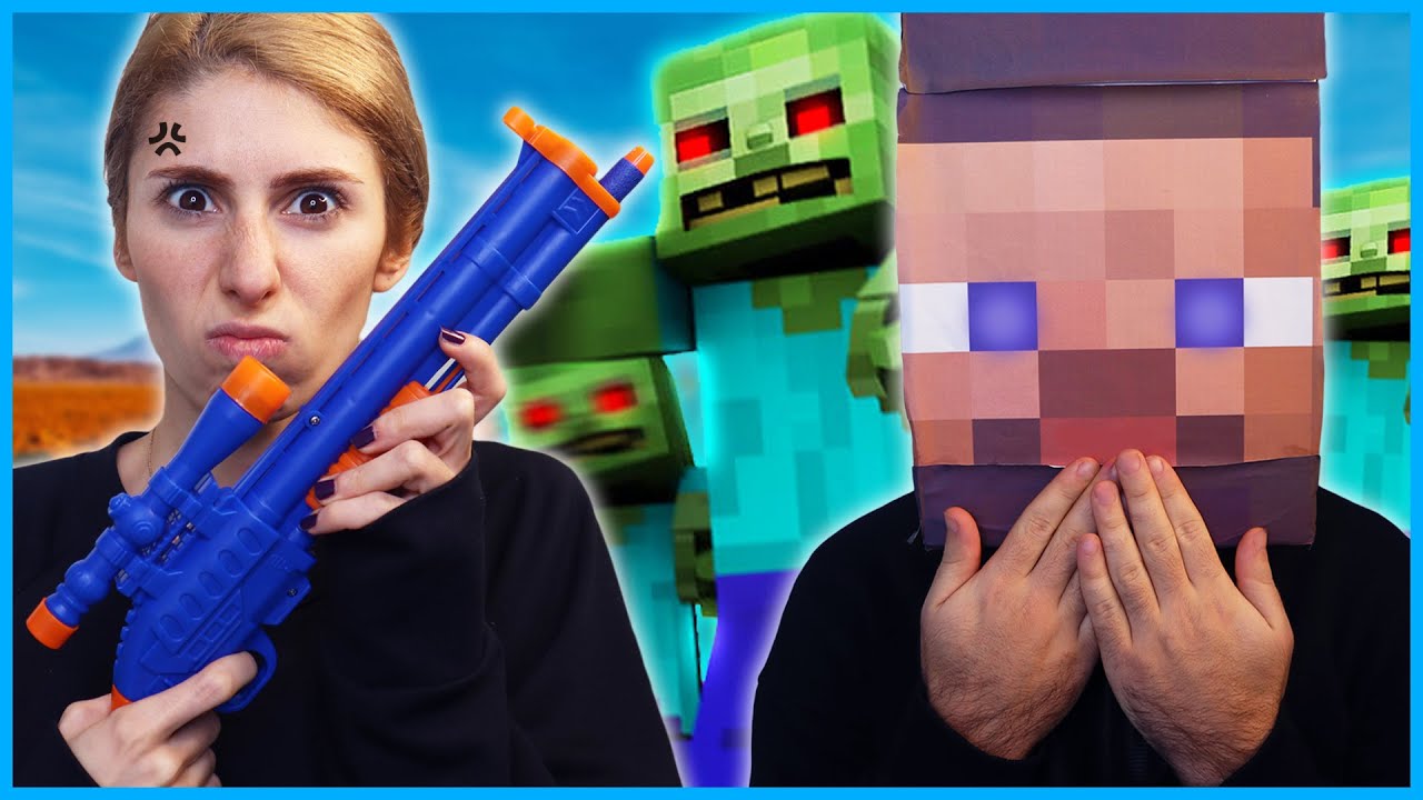MİNECRAFT GER&Ccedil;EK HAYATTA KALMAK DİLA KENT