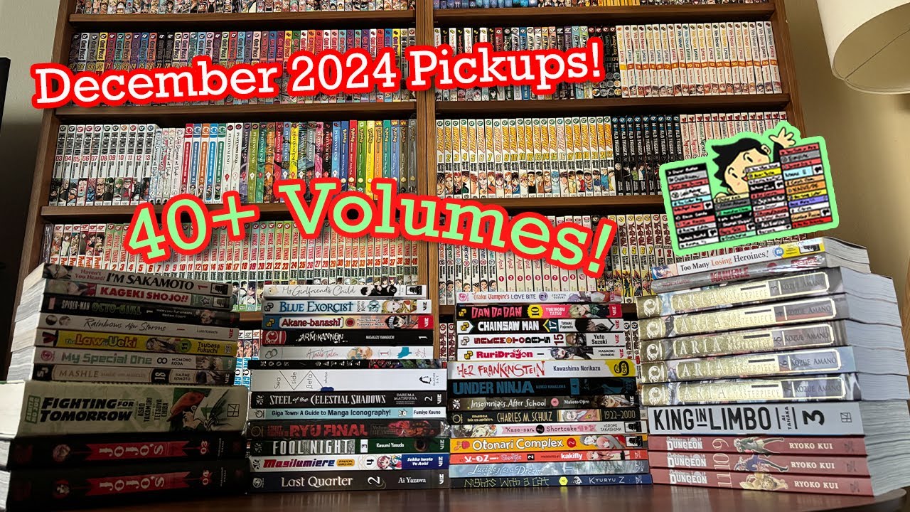 The FINAL MANGA HAUL of the YEAR! - December 2024 Pickups