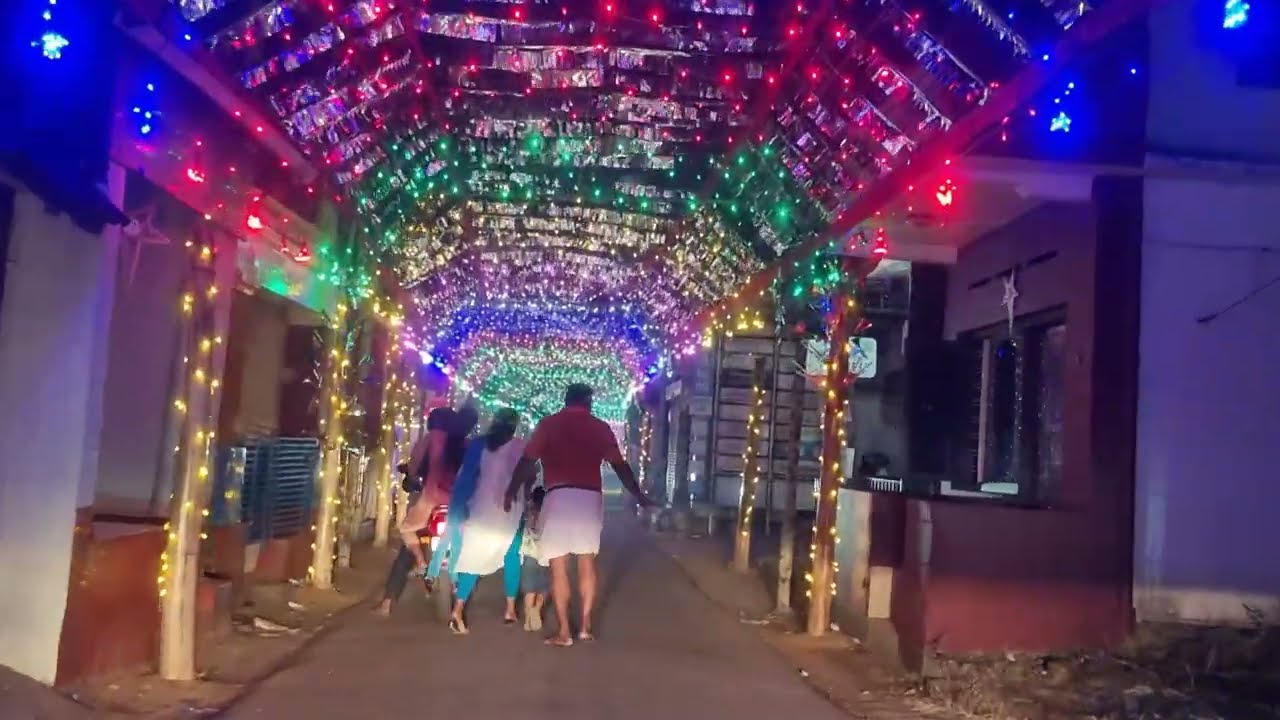 St. Sebastian's church  പള്ളി പെരുന്നാള് , Night Angadi Chittattukara Thrissur 07-01-2025