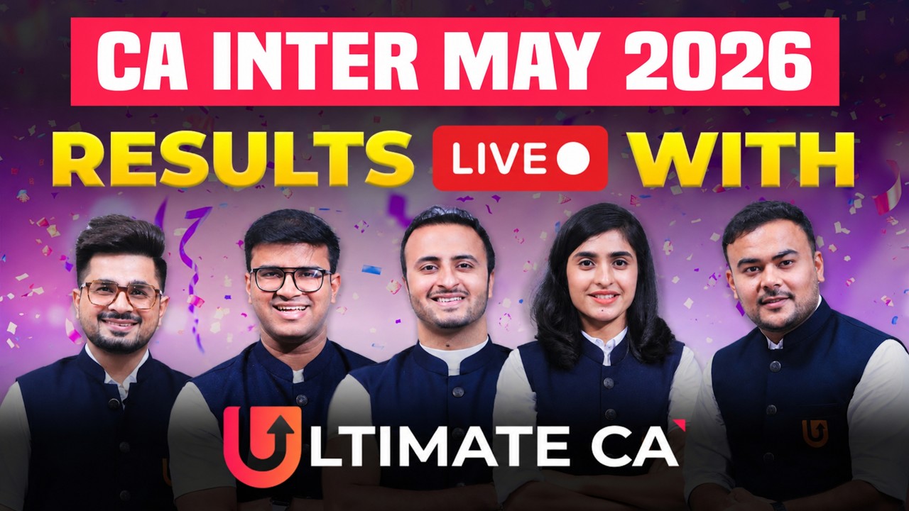 CA Inter Result May 2026 Live with Ultimate CA