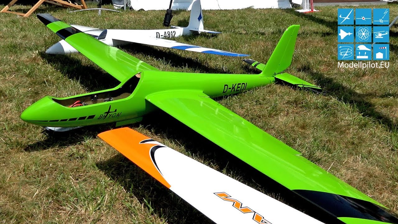 BHYON, SWIFT S1, STINGRAY X-MODELS by EDI'S MODELLBAUPARADIES RC GLIDER AEROBATIC FLIGHT