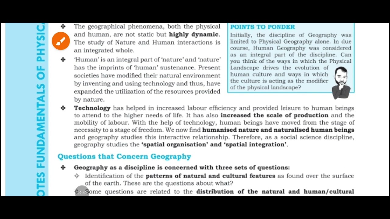 Geography as a Discipline|Chapter 1| Fundamental of Physical Geography 
