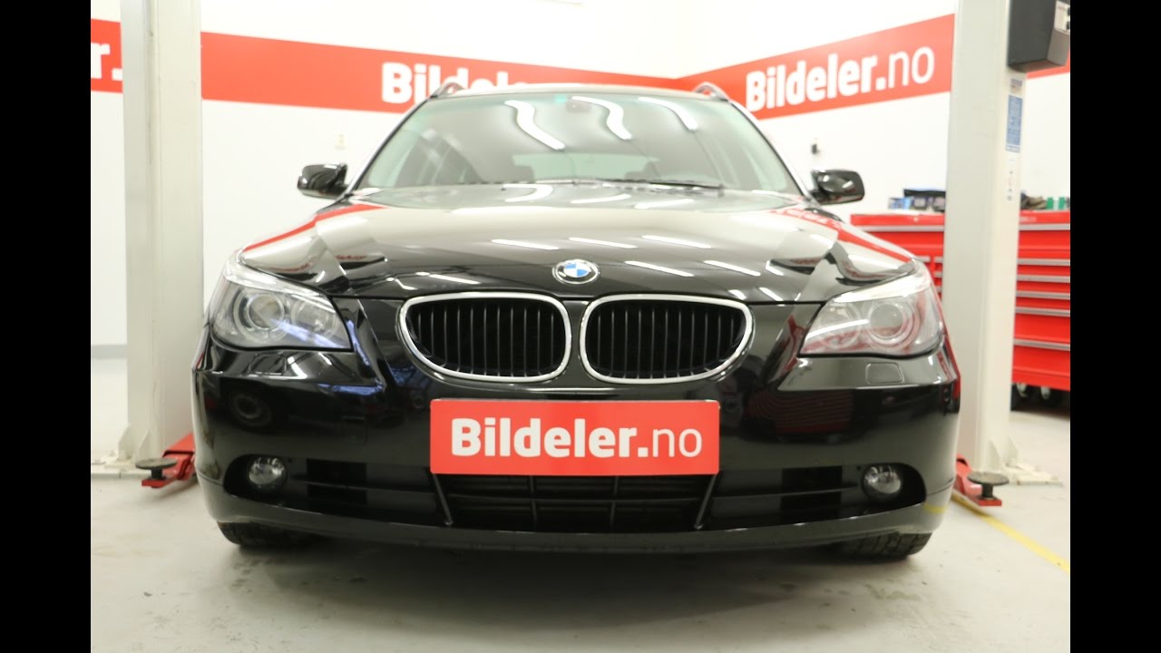 BMW 5-serie: Hvordan bytte bremser foran - 2003 til 2010 mod. (E60/E61)