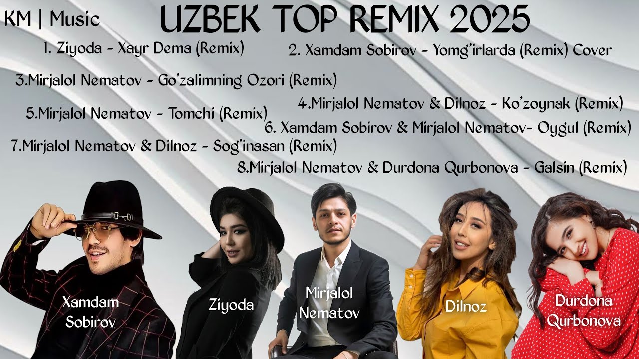 UZBEK TOP REMIX 2025 | Eng Zo&lsquo;r 8ta Remix Qo&lsquo;shiqlar!&rdquo; by KM | Music