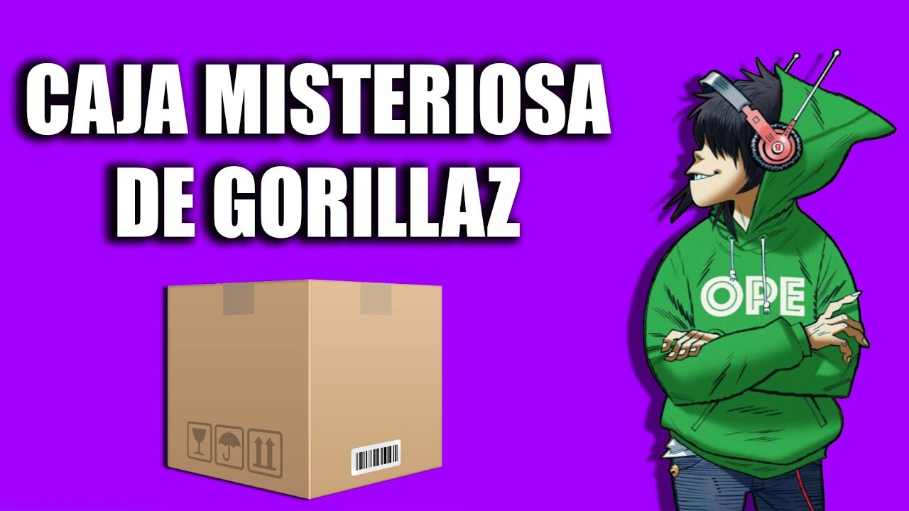 Caja misteriosa de Gorillaz (Unboxing)