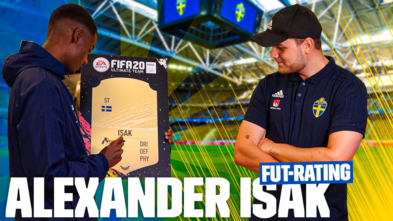 Alexander Isak gissar sitt FUT-kort på FIFA 20!