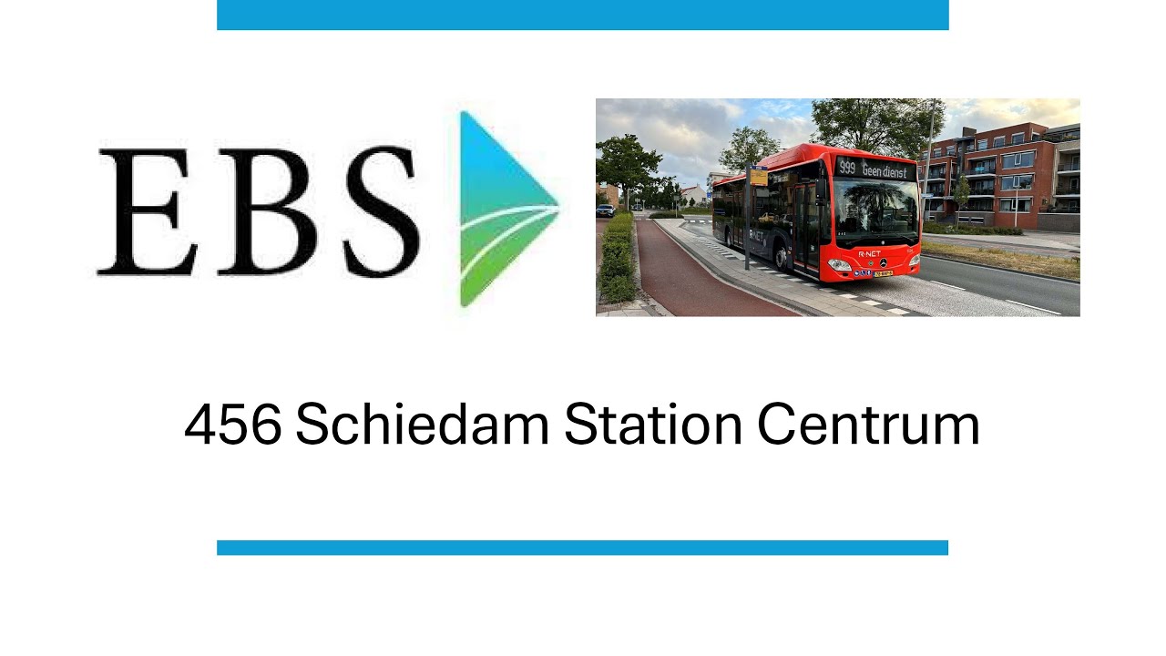 R-Net lijn 456 Den Haag Leyenburg - Schiedam Station Centrum | 2025