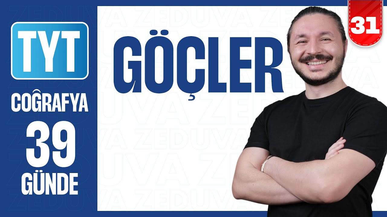 Dünya ve Türkiye'de göçler konu anlatımı | 39 GÜNDE AYRINTILI TYT COĞRAFYA KAMPI 2026 | 31
