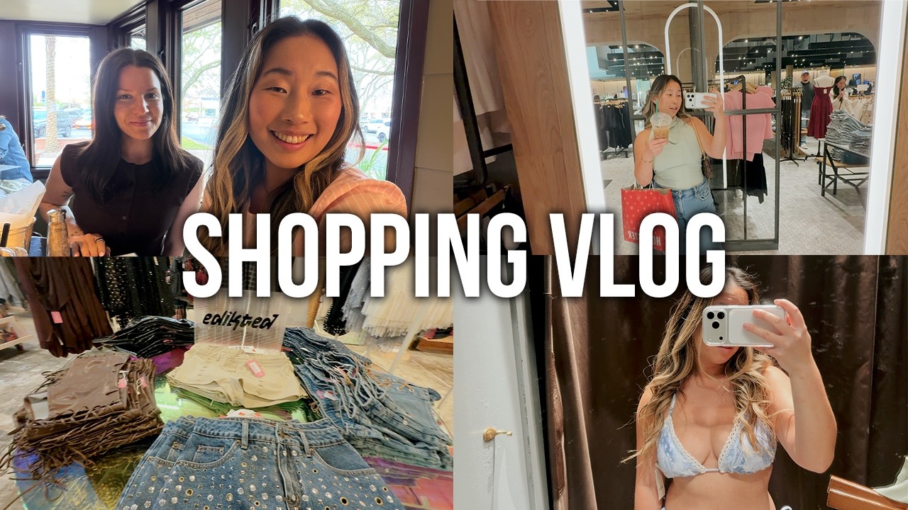 shopping vlog! 🛍️💰🎀 securing the parke mock neck, vuori, abercrombie & fitch + more!