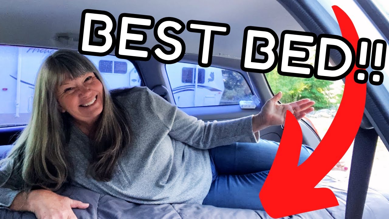 Car Camper Bed Hack: The Easiest Car Camping Bed Ever!