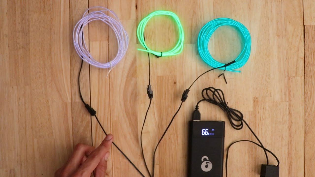 How to Use Lunchbox's Newest EL Wire Accessories!