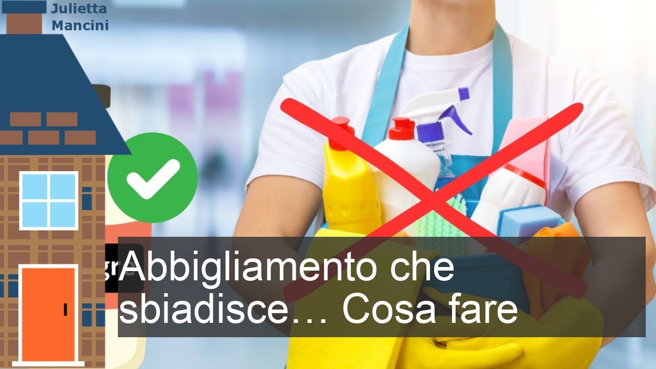 Come posso fermare lo sbiadimento dei vestiti?
