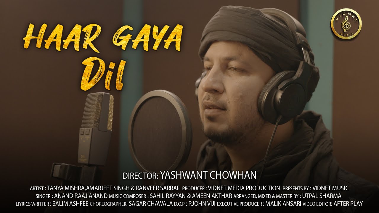 Haar Gaya Dil Making |Sahil Rayyan | Salim Ashfee | Tanya Mishra | Vidnet Music