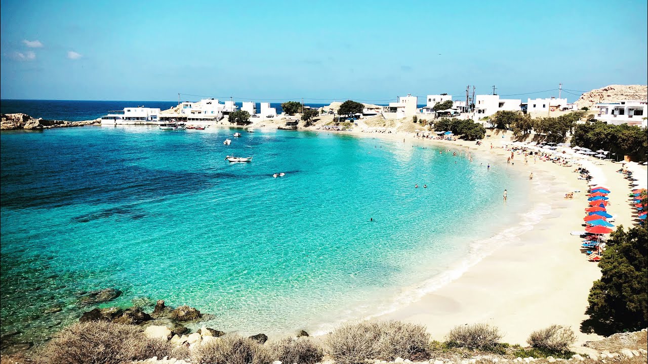 Karpathos Beach Griechenland Greece Lefkos 2018 4K Strand Spiaggia