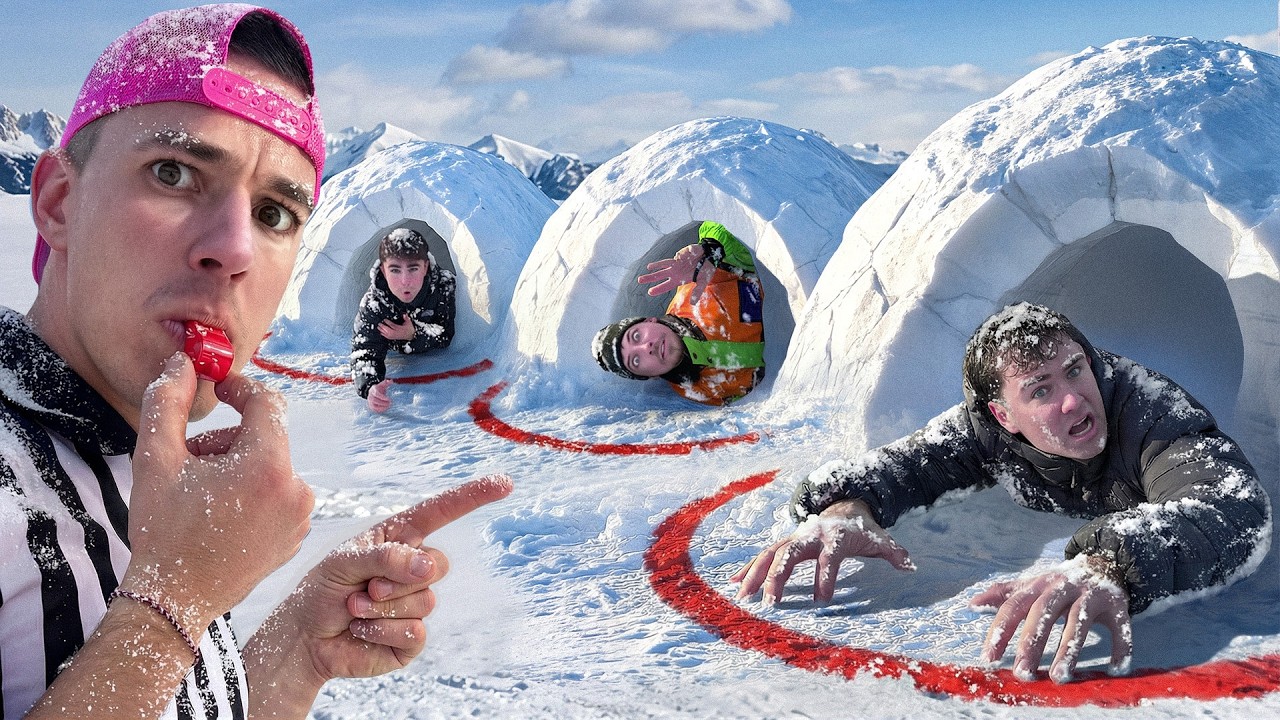 LE DERNIER QUI SORT DE L'IGLOO GAGNE !