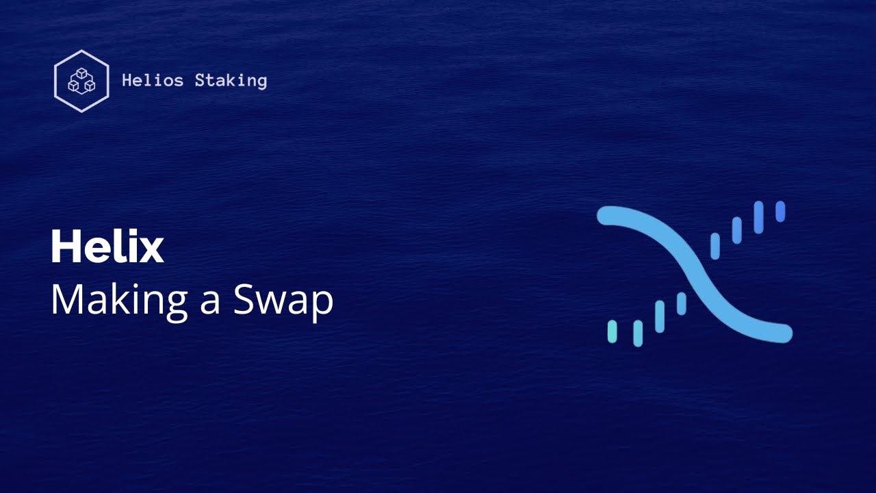 Swap in seconds on Injective using Helix