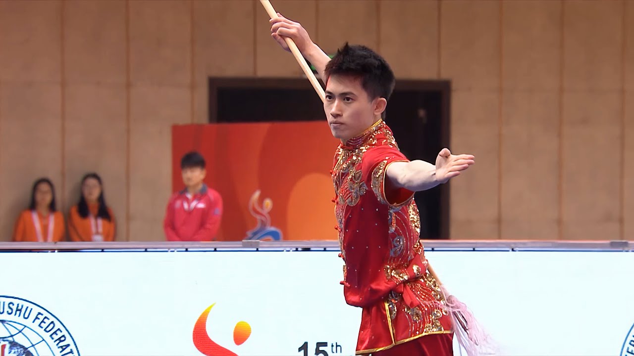 Weng Son Wong [MAS]  - Qiangshu  2nd - 15th WWC @ Shanghai Wushu Worlds 2019