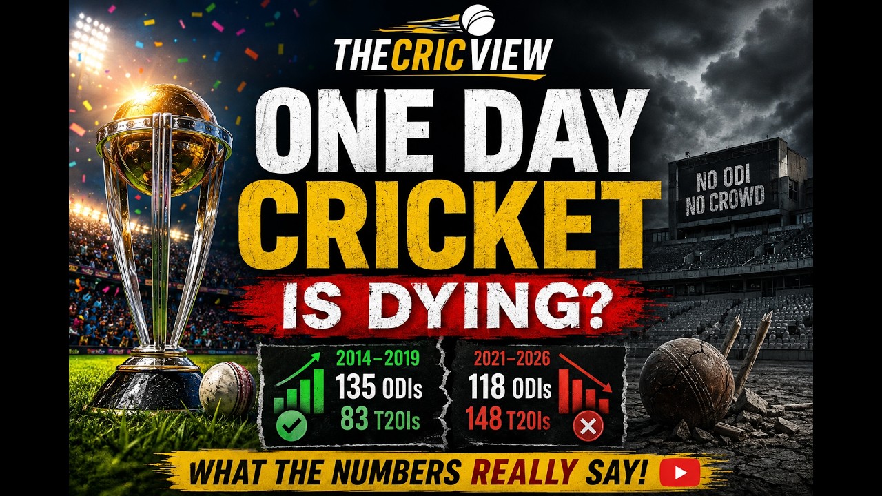 ODI Cricket Is Dying? The Shocking Numbers Since 2014 #ODICricket #T20 #CricketAnalysis #TheCricView