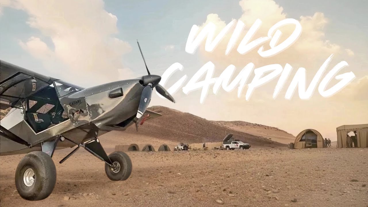 Off-Grid Airplane Camping | Namibia