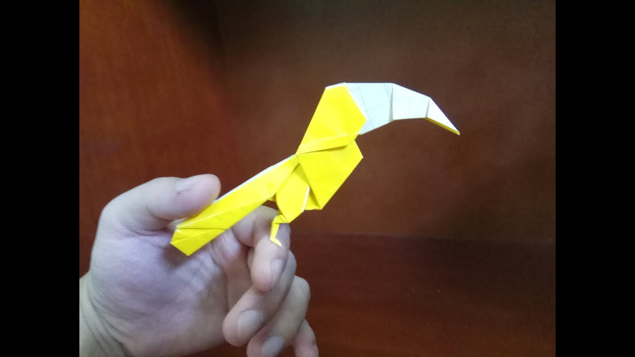 Origami Bird Toucan