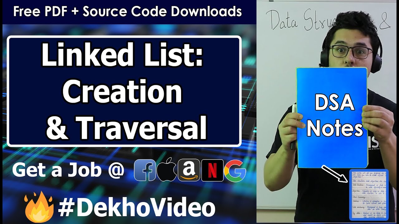 Linked List Data Structure: Creation and Traversal in C Language