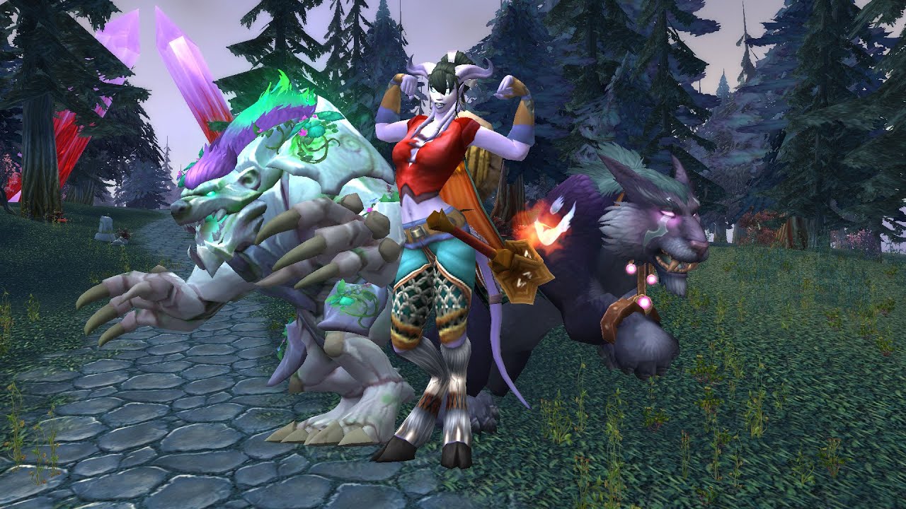 Space Goat, Space Cat, Space Bear? Stay Classy Draenei