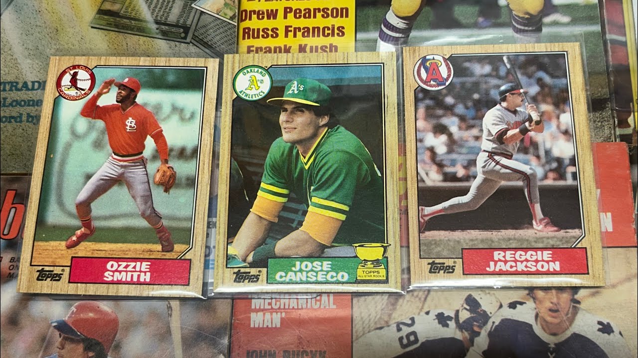 Opening 1987 TOPPS Rack Packs! Bo Fire 🔥 