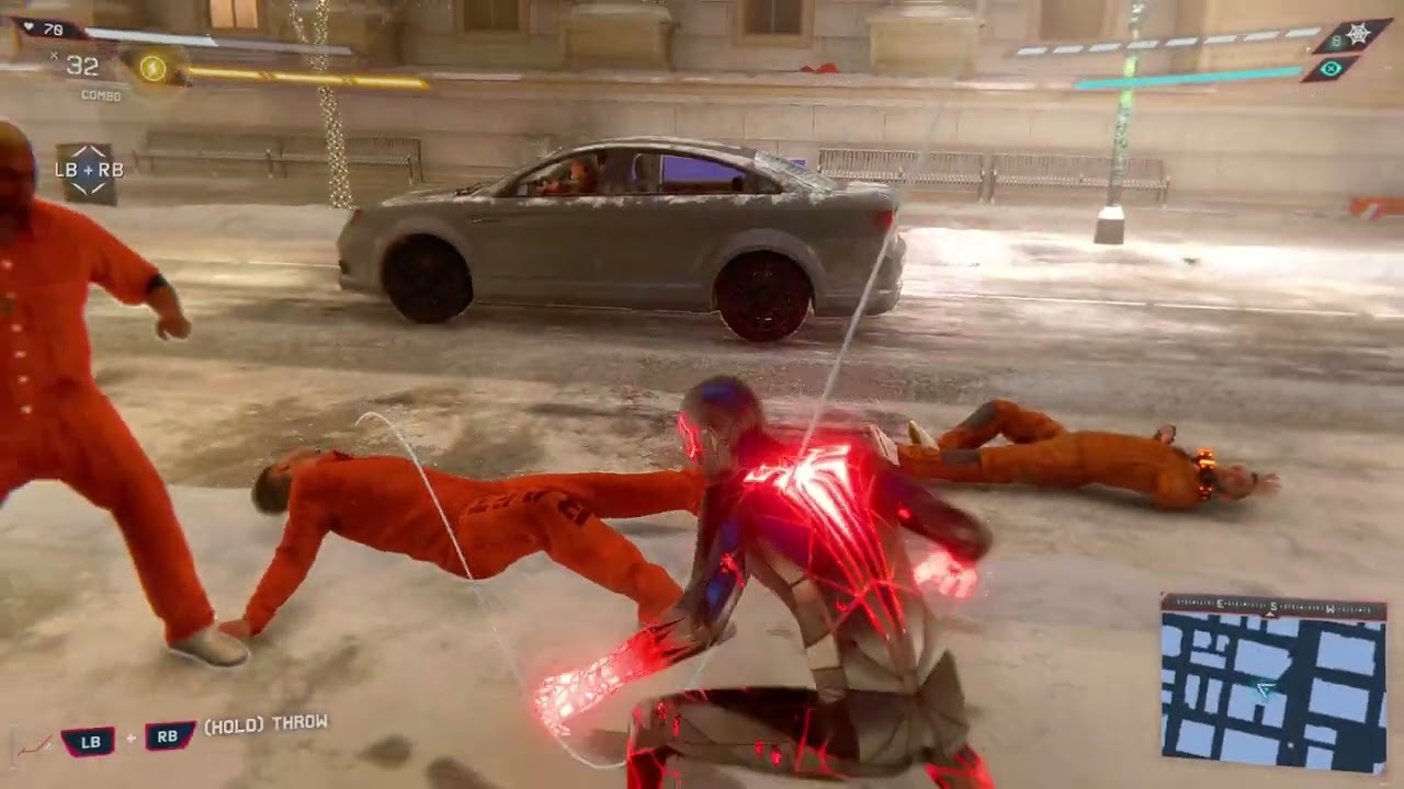 spider ,man miles moralis crime fighting