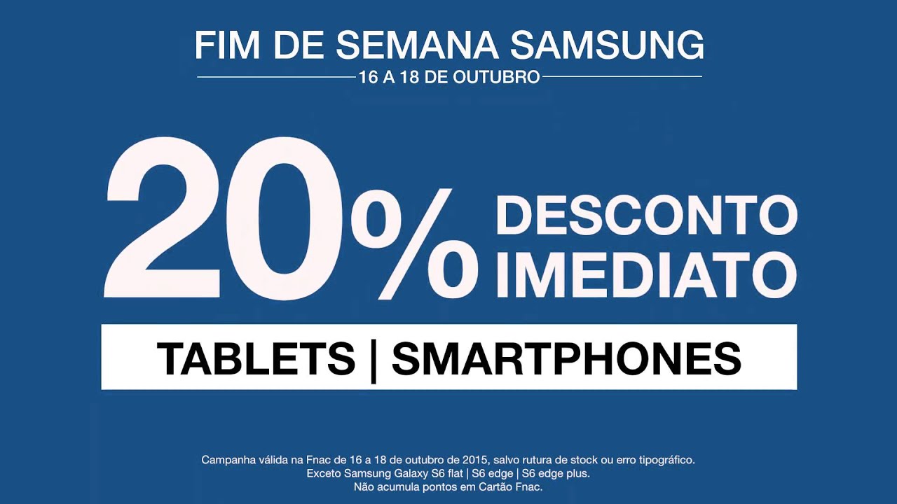 Fim de Semana Samsung na Fnac